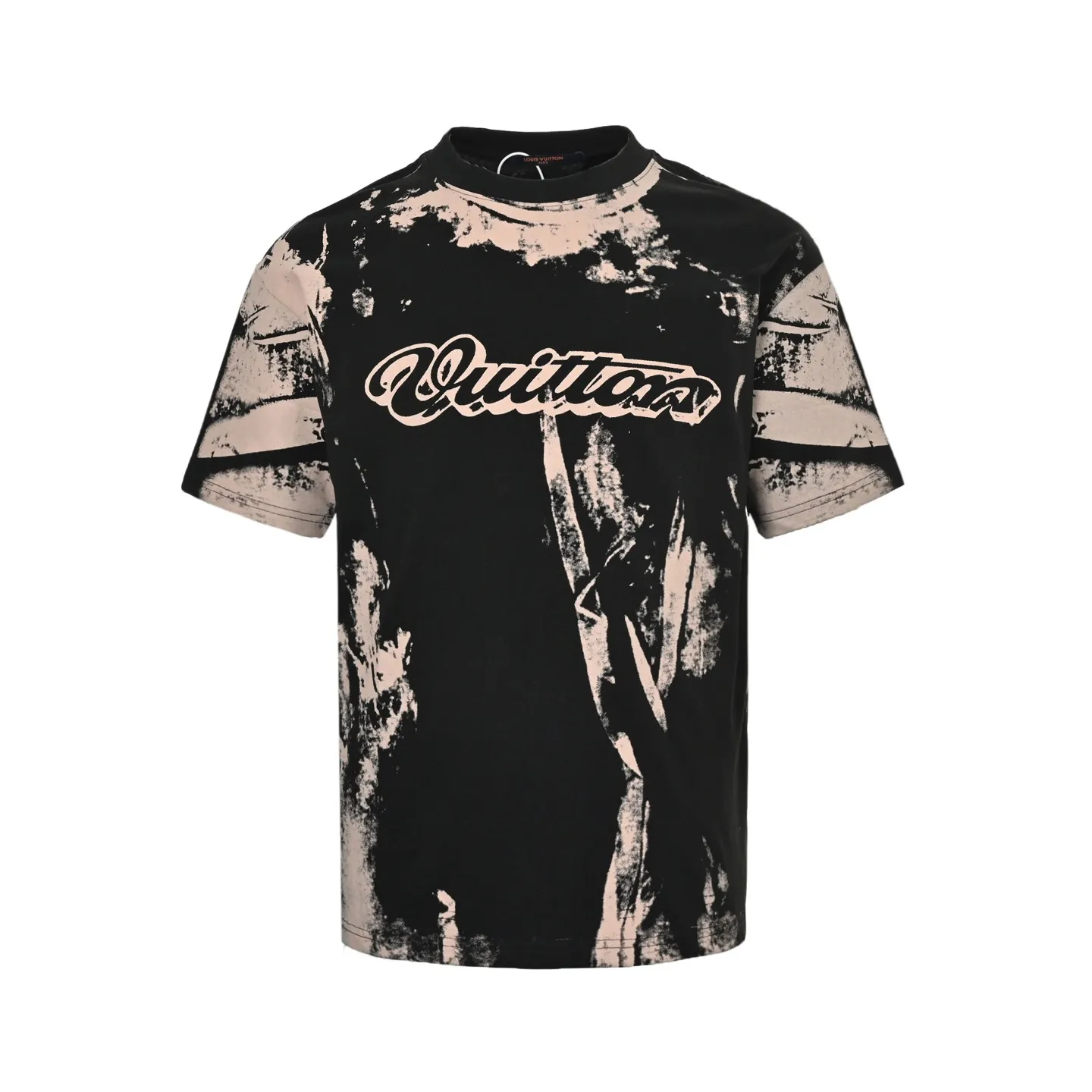 Louis Vuitton/Louis Vuitton optical illusion tie-dye printed short sleeves